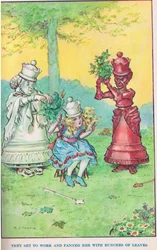 Alicia y las dos reinas, ilustración de 